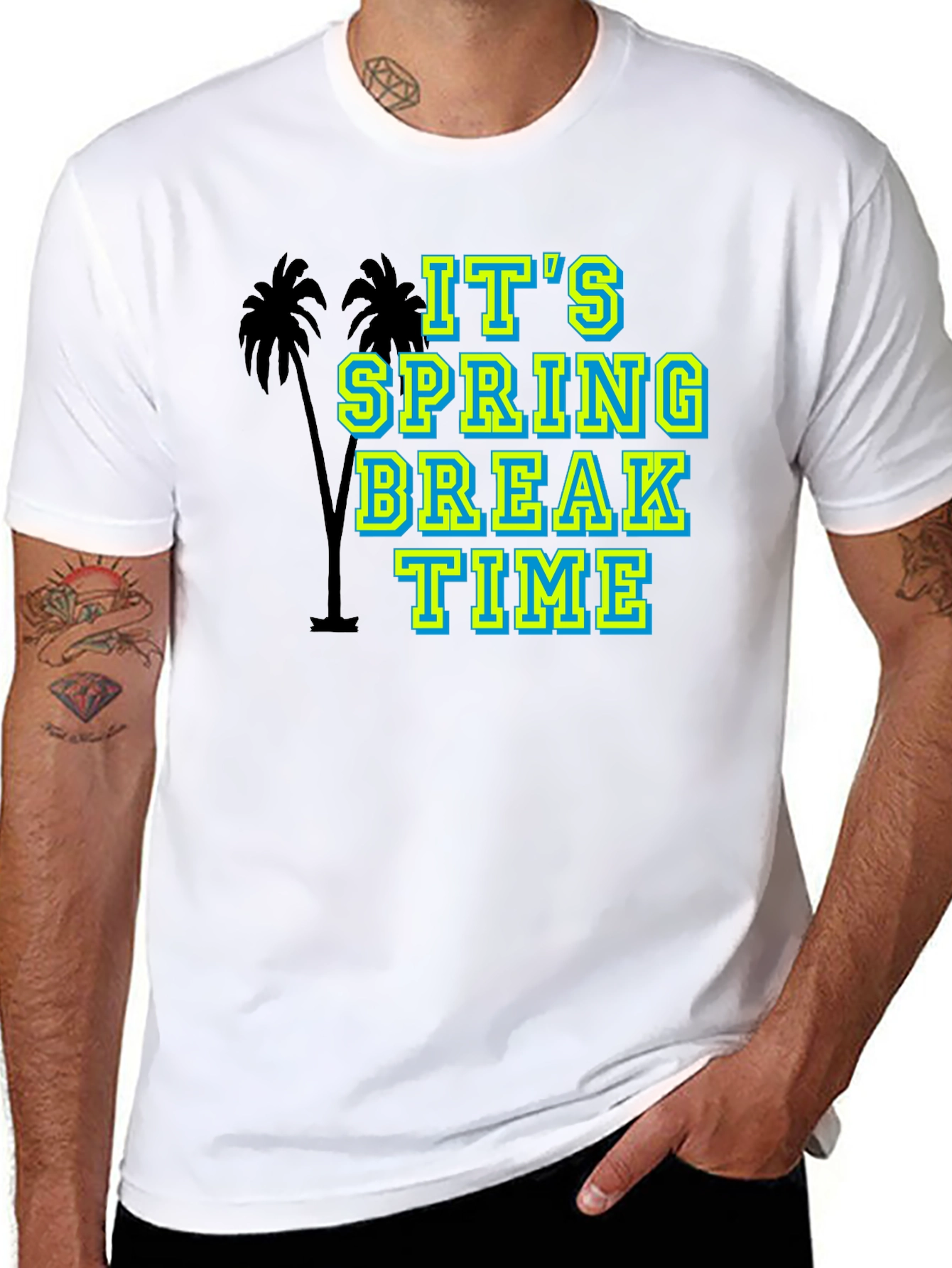 Its Spring Break Time Graphic T-Shirt
