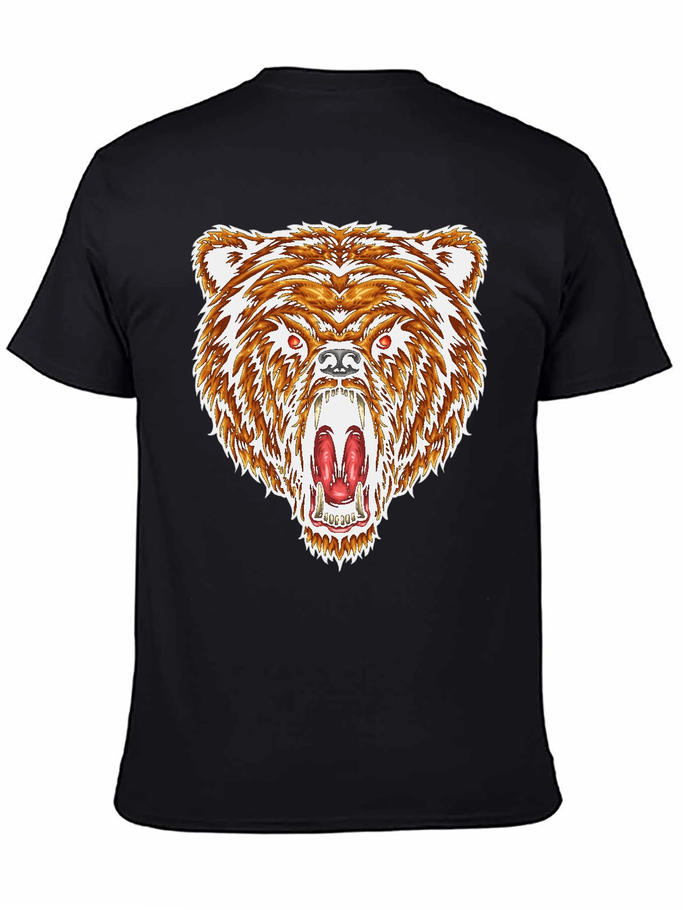 Bear Graphic Black T-Shirt