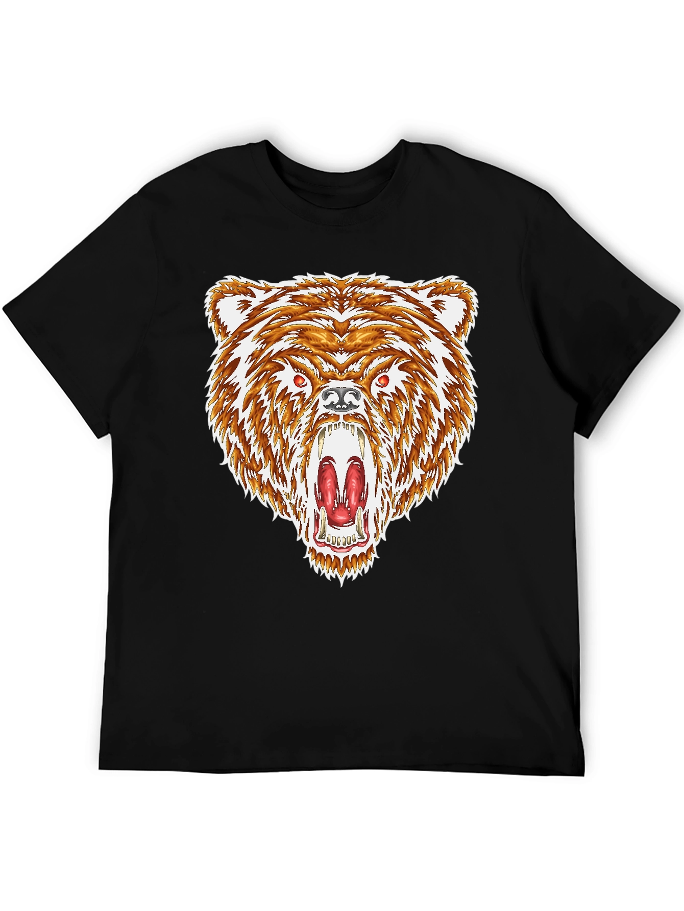 Bear Graphic Black T-Shirt