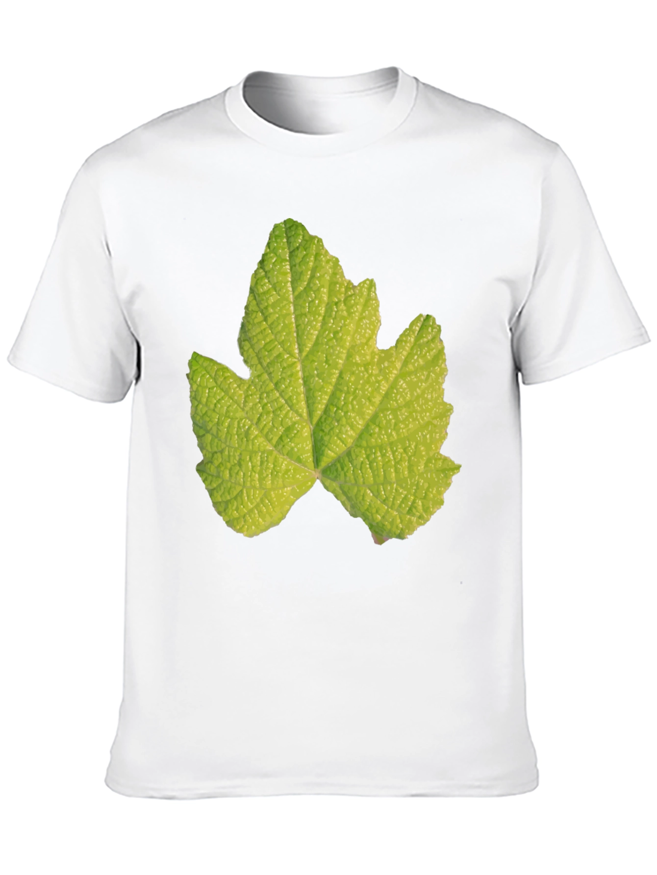Leaf Graphic Black T-Shirt