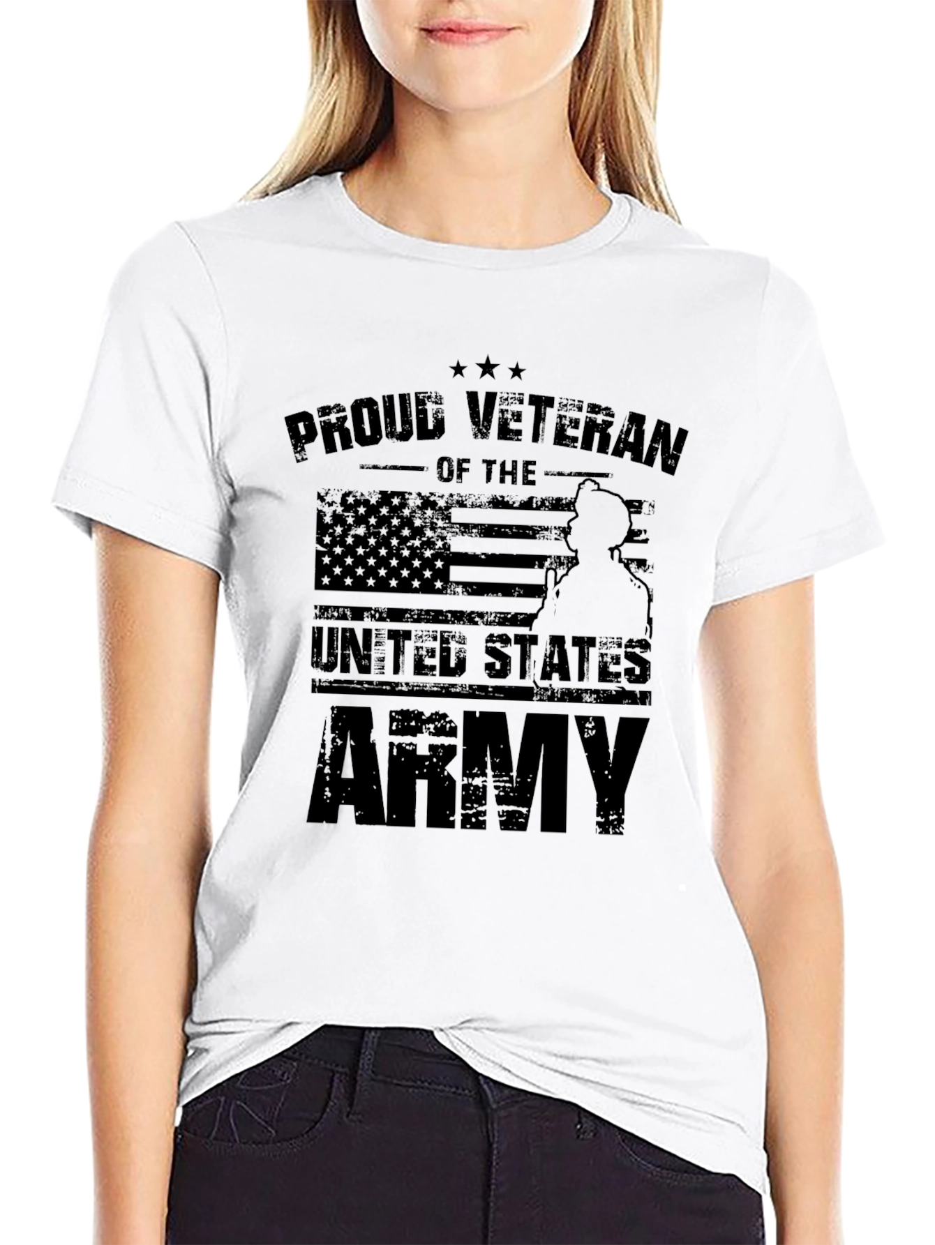 Proud Veteran US Army Graphic T-Shirt