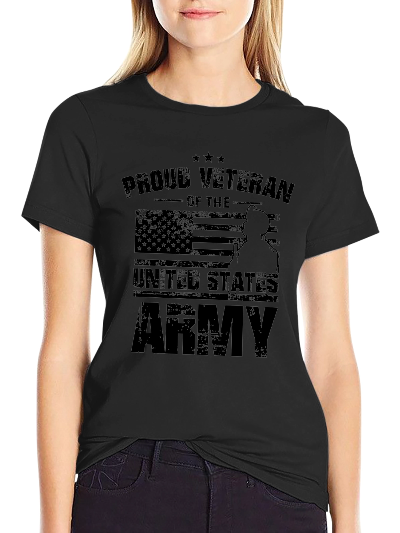 Proud Veteran US Army Graphic T-Shirt