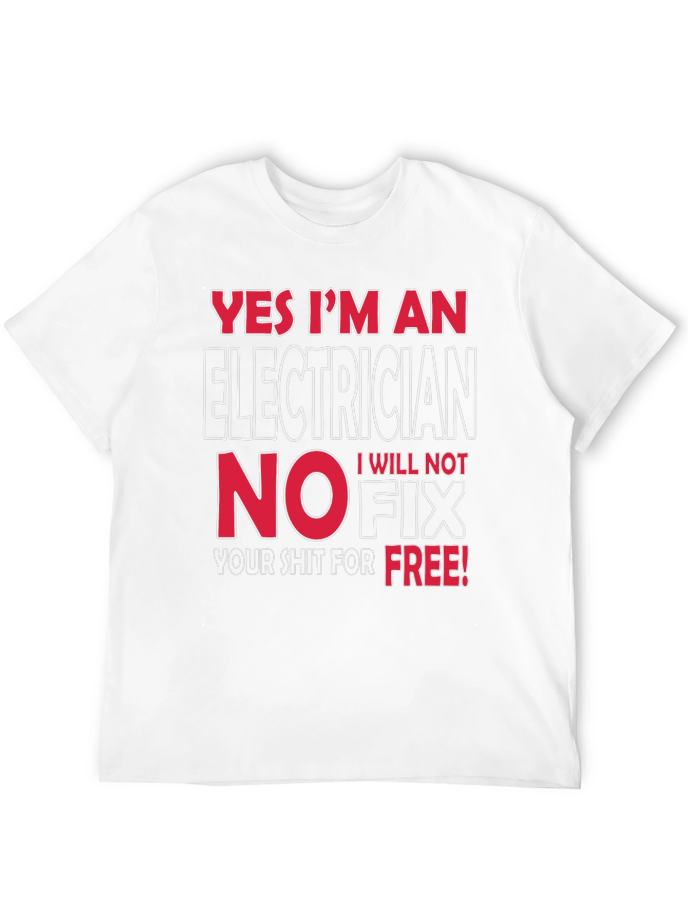 Electrician Humor Graphic T-Shirt
