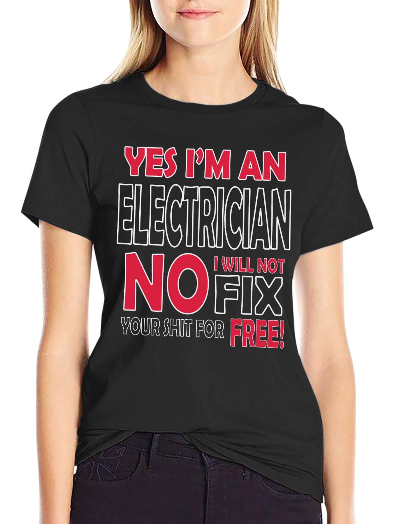 Electrician Humor Graphic T-Shirt