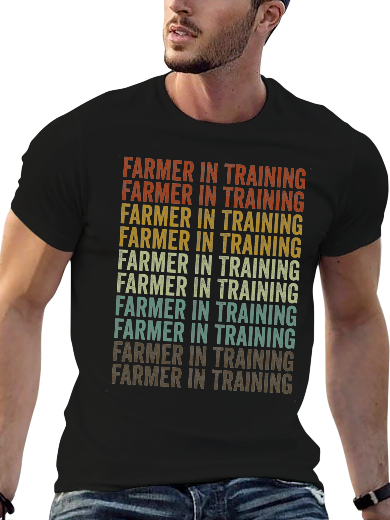 Farmer in Training Retro T-Shirt