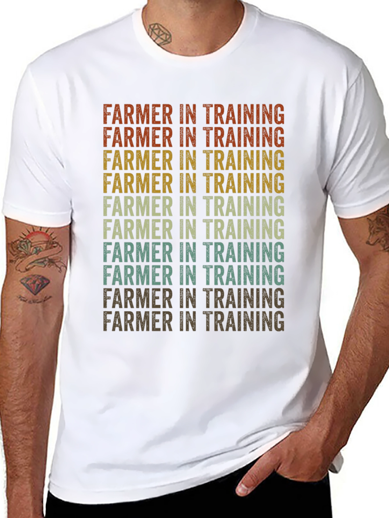 Farmer in Training Retro T-Shirt