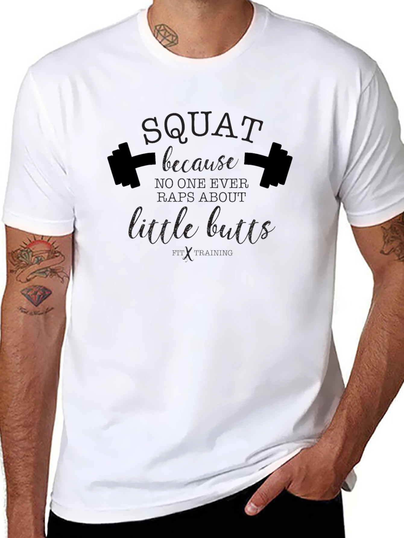 Squat Little Butts Graphic T-Shirt
