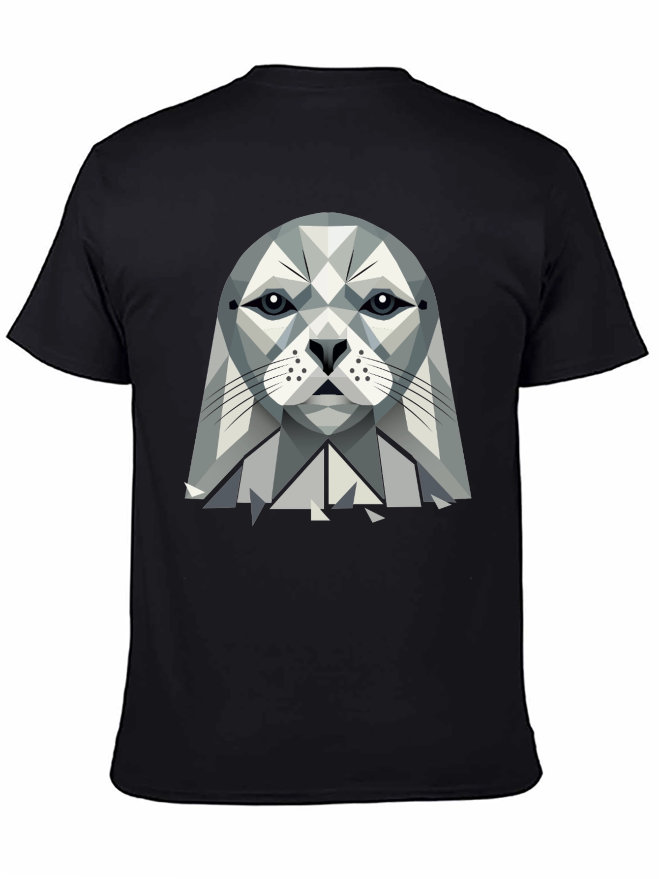 Geometric Seal T-Shirt - Modern Graphic Tee