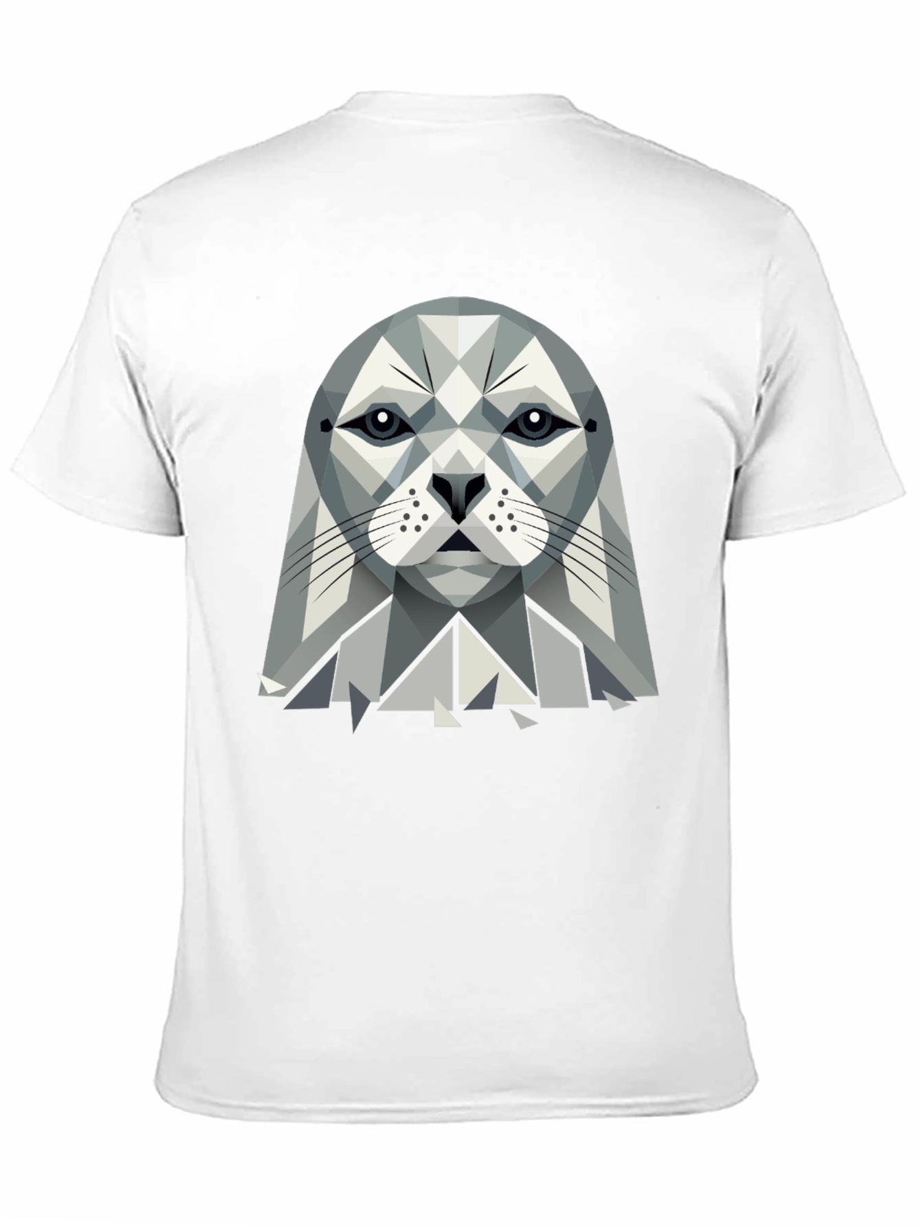 Geometric Seal T-Shirt - Modern Graphic Tee