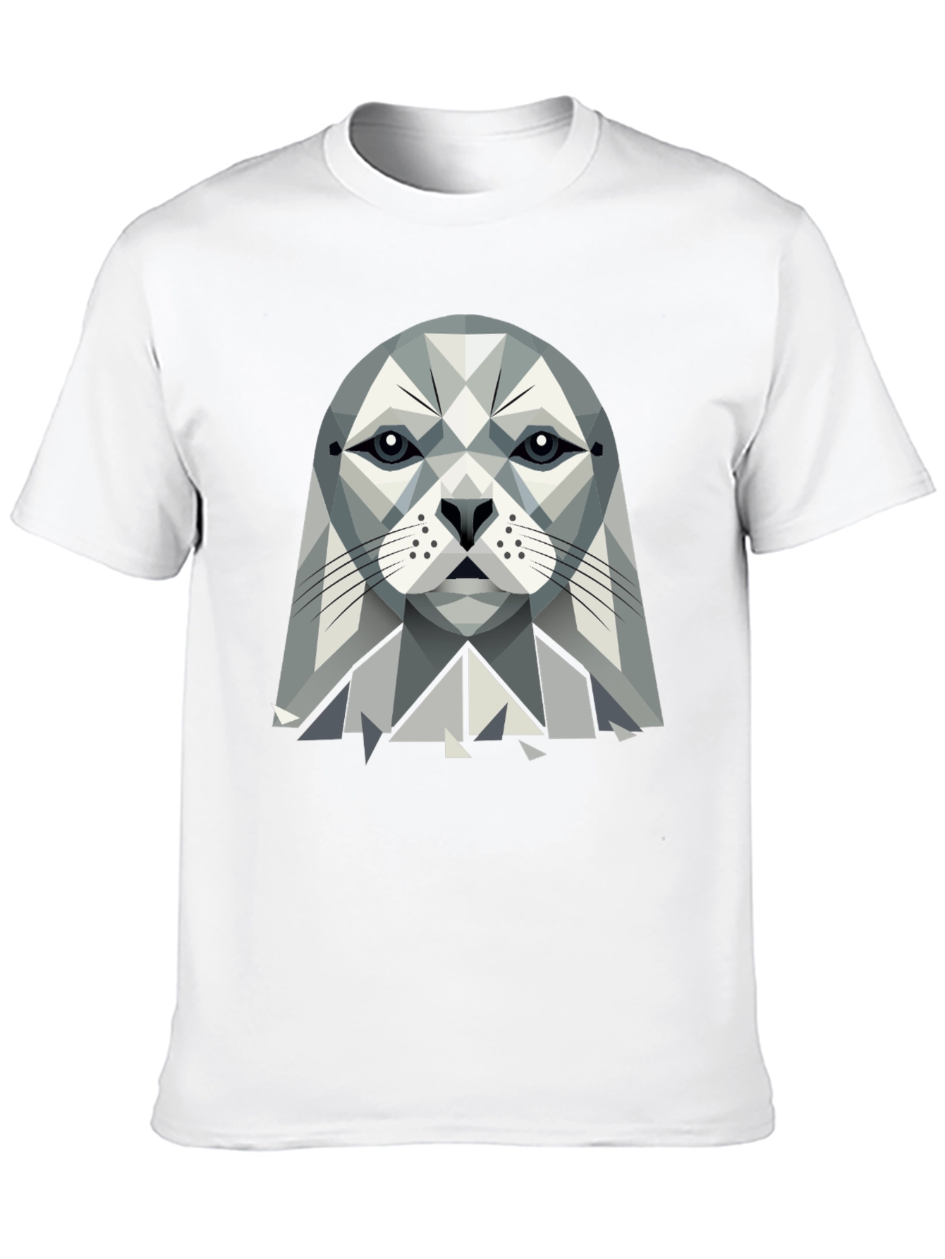 Geometric Seal T-Shirt - Modern Graphic Tee