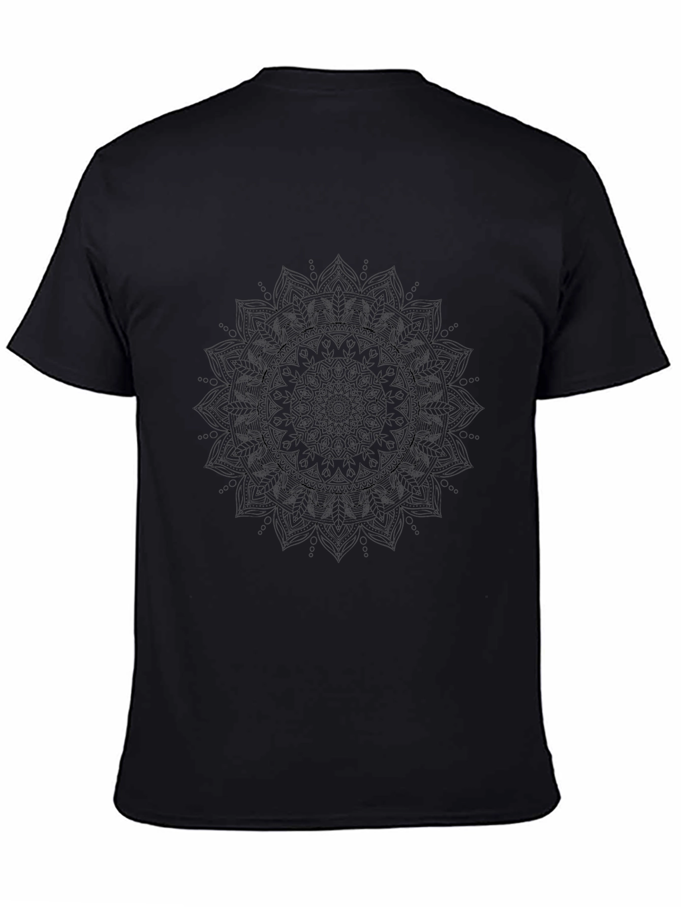 Black Mandala Graphic T-Shirt
