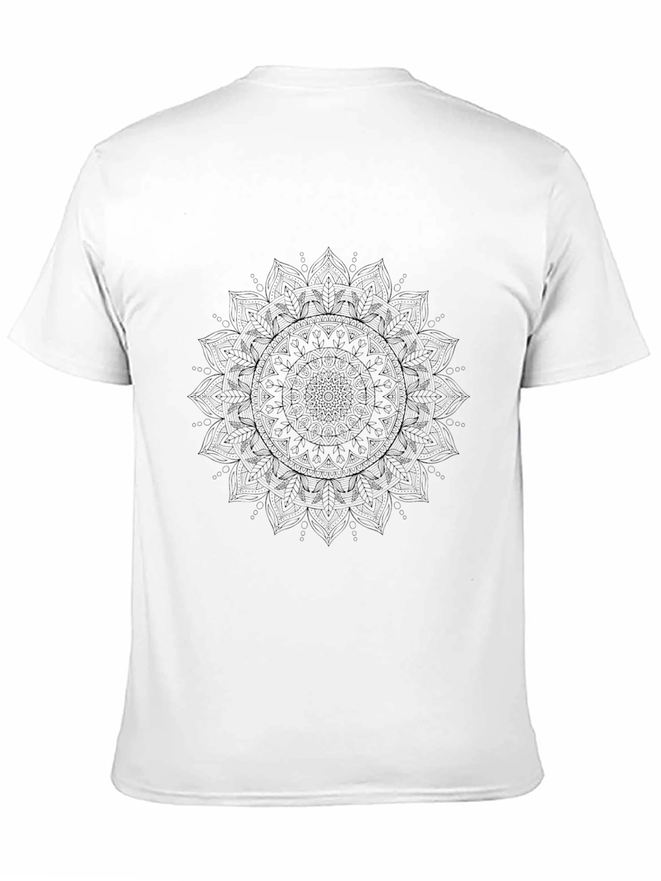 Black Mandala Graphic T-Shirt