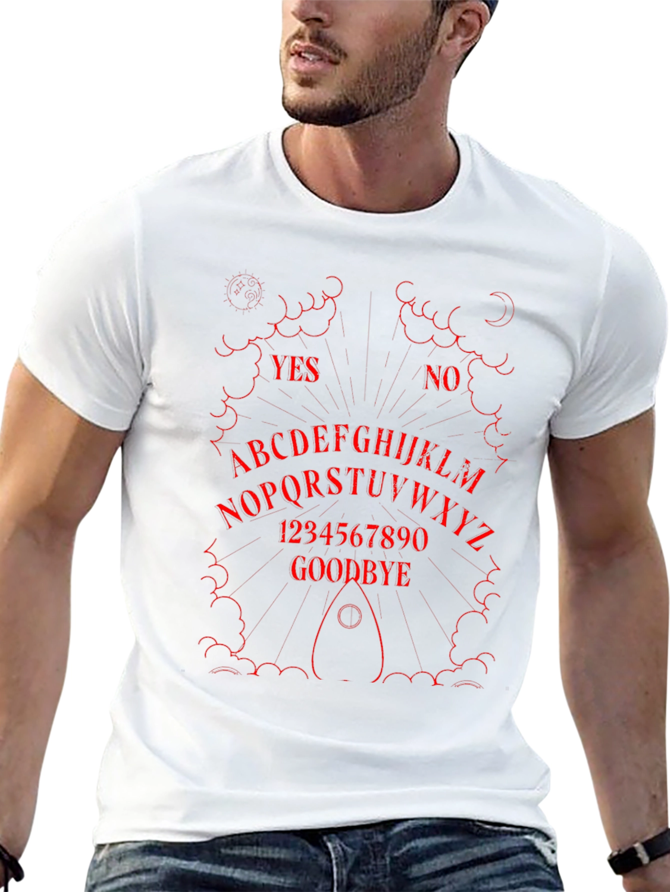Ouija Board Graphic T-Shirt - Spirit Board Tee