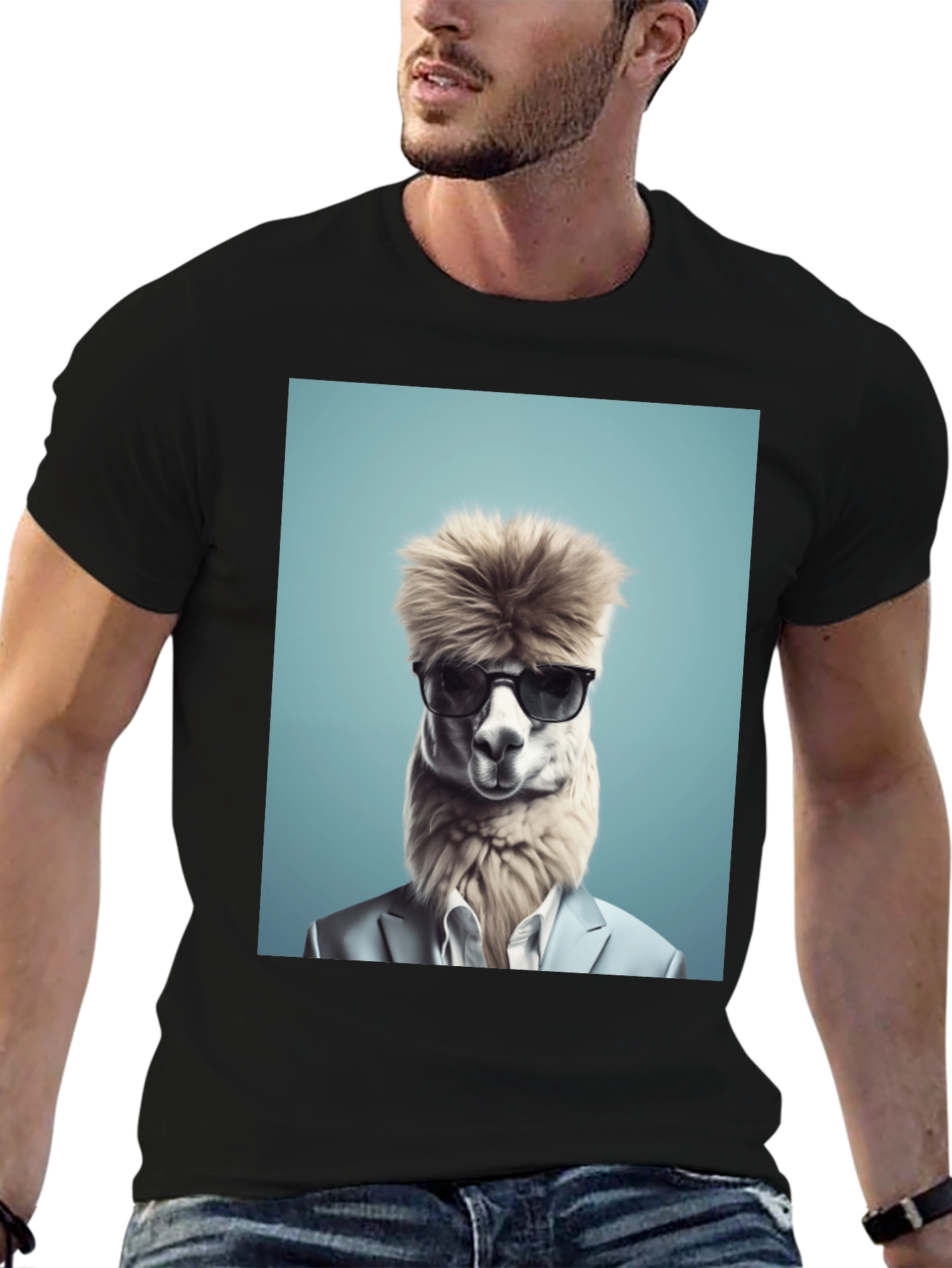 Alpaca Boss T-Shirt - Cool Graphic Tee