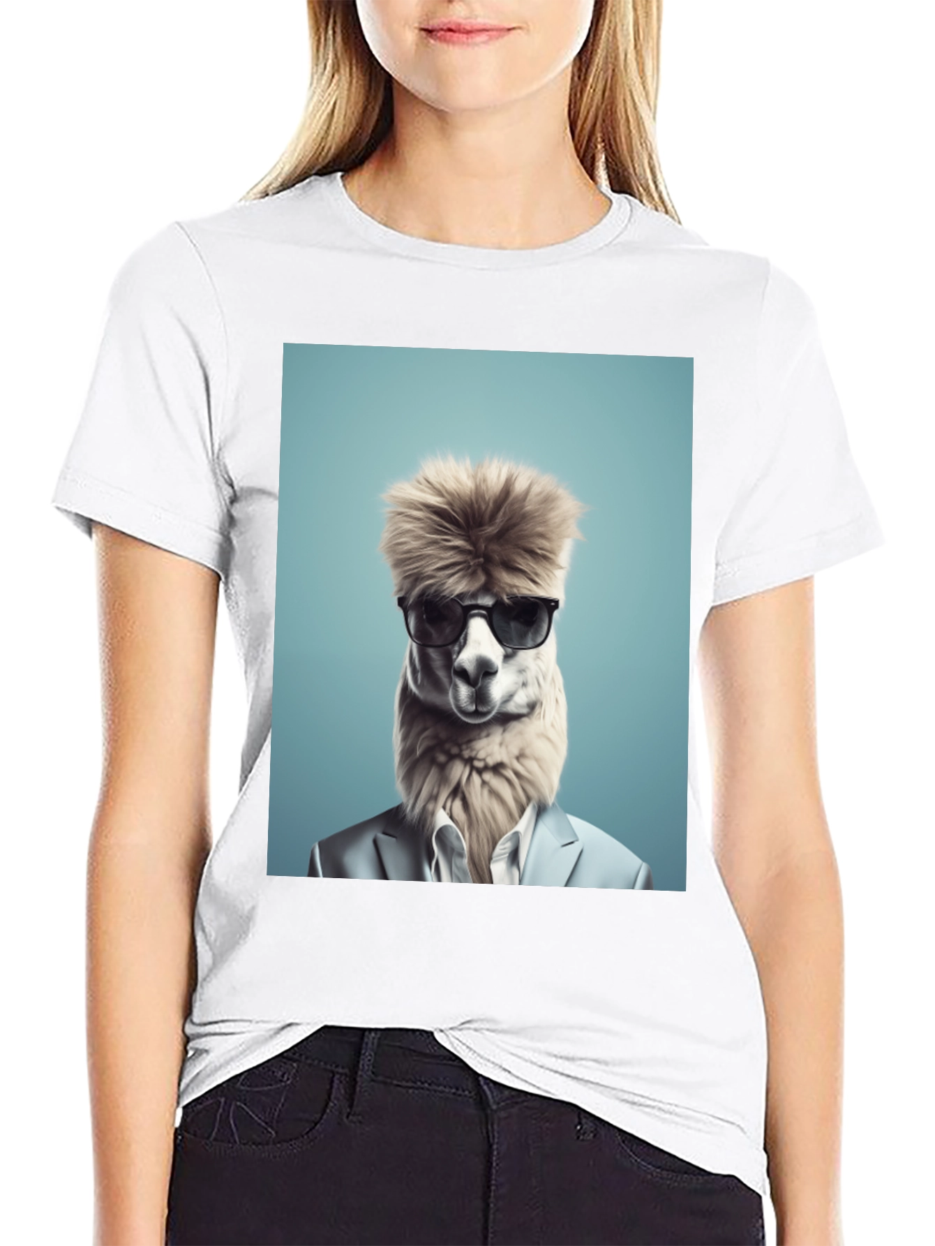 Alpaca Boss T-Shirt - Cool Graphic Tee