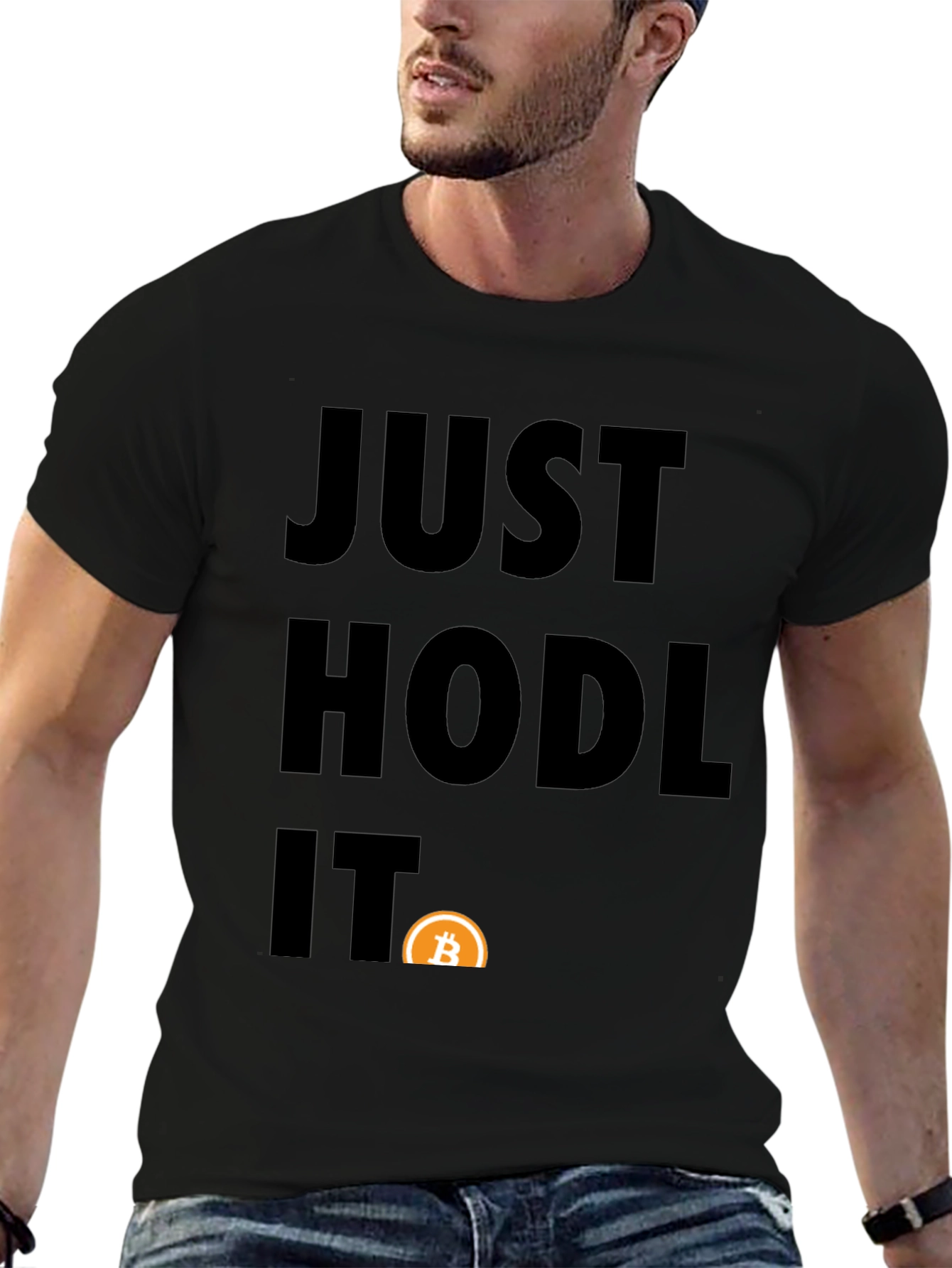 Just Hodl It Bitcoin Graphic Tee