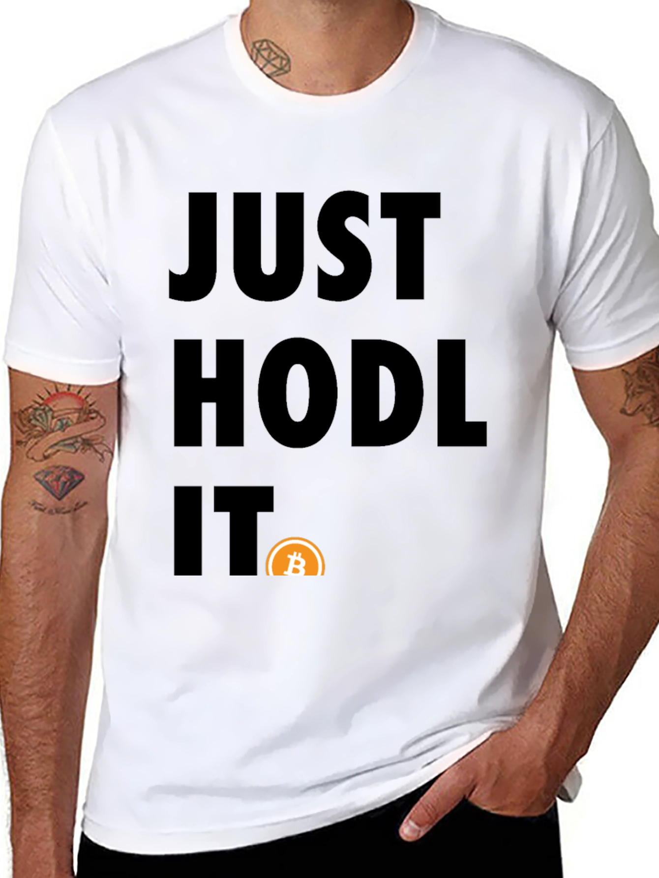 Just Hodl It Bitcoin Graphic Tee