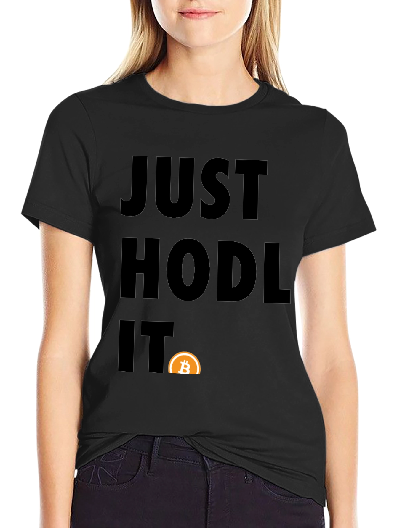 Just Hodl It Bitcoin Graphic Tee