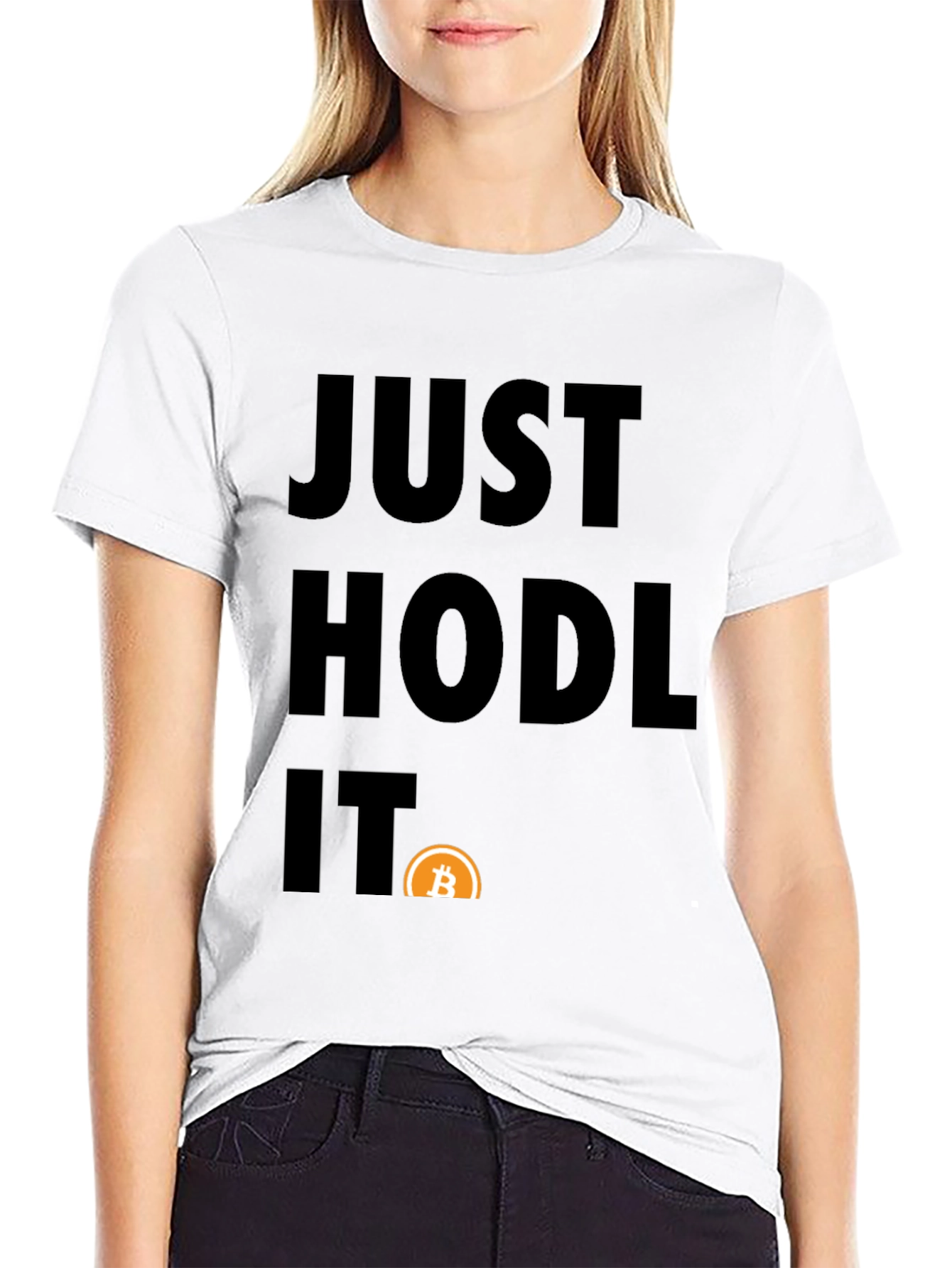 Just Hodl It Bitcoin Graphic Tee