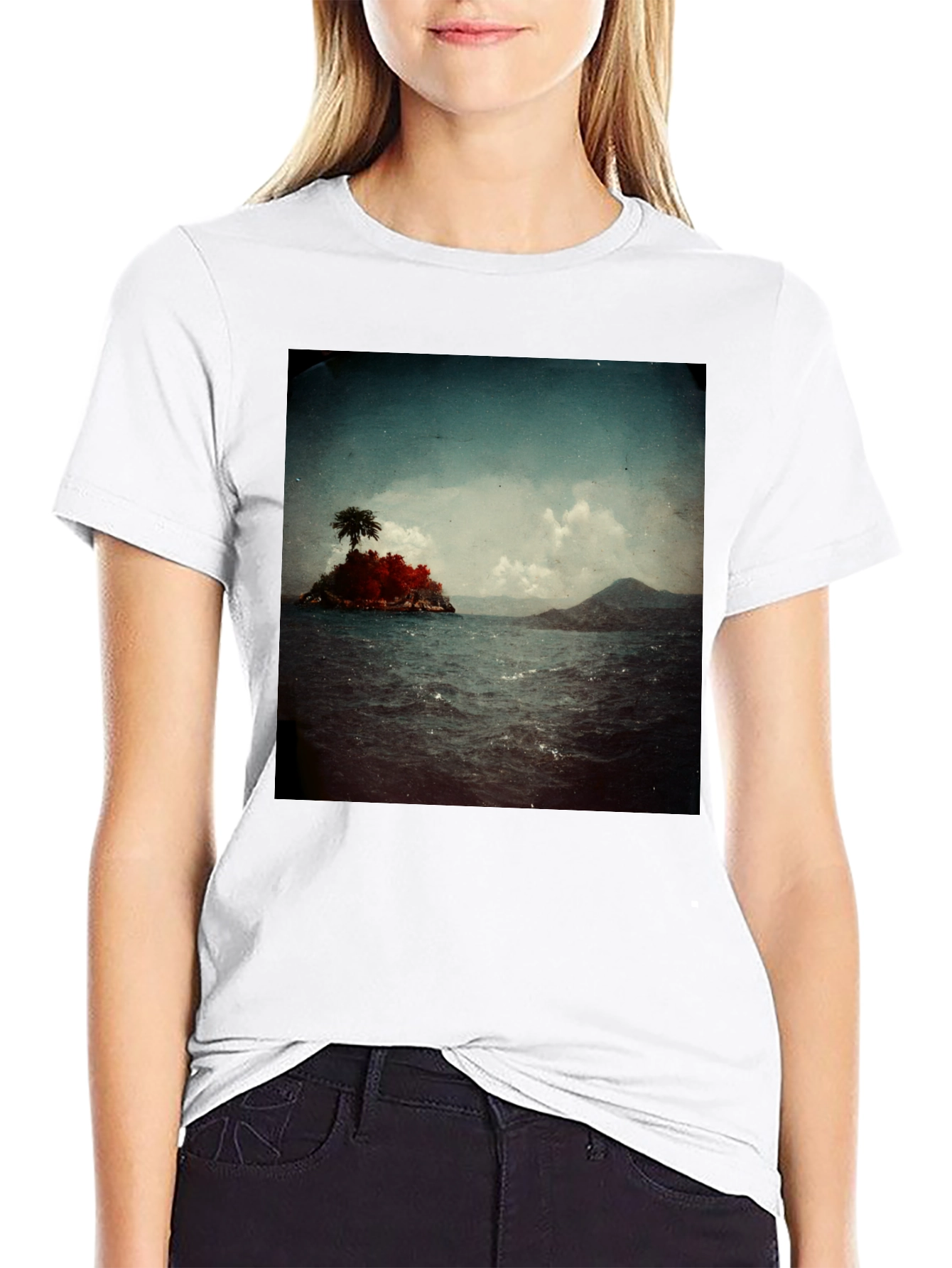 Island View Graphic Tee - Tropical Escape