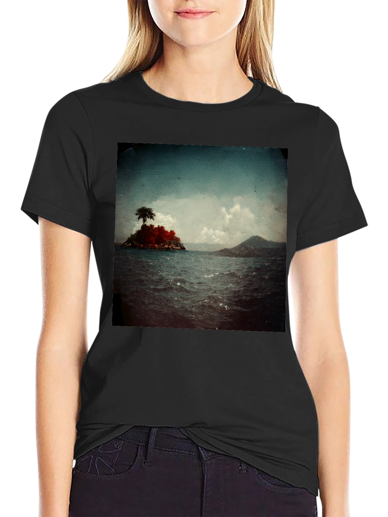 Island View Graphic Tee - Tropical Escape