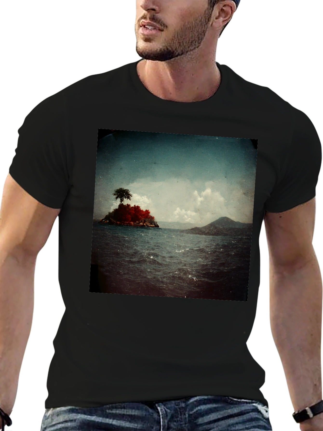 Island View Graphic Tee - Tropical Escape