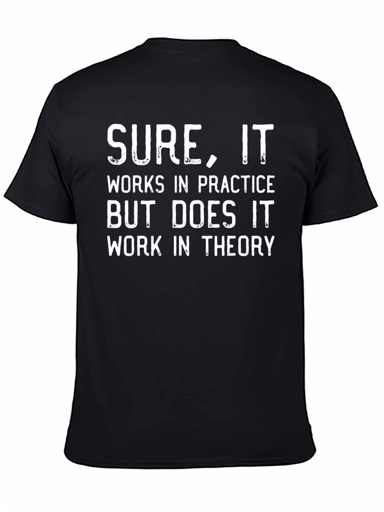 Sure It Works Black Graphic Tee