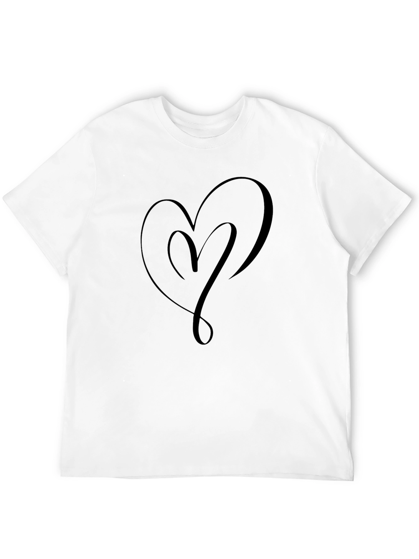 Heart Graphic Tee - Soft Style Cotton T-Shirt