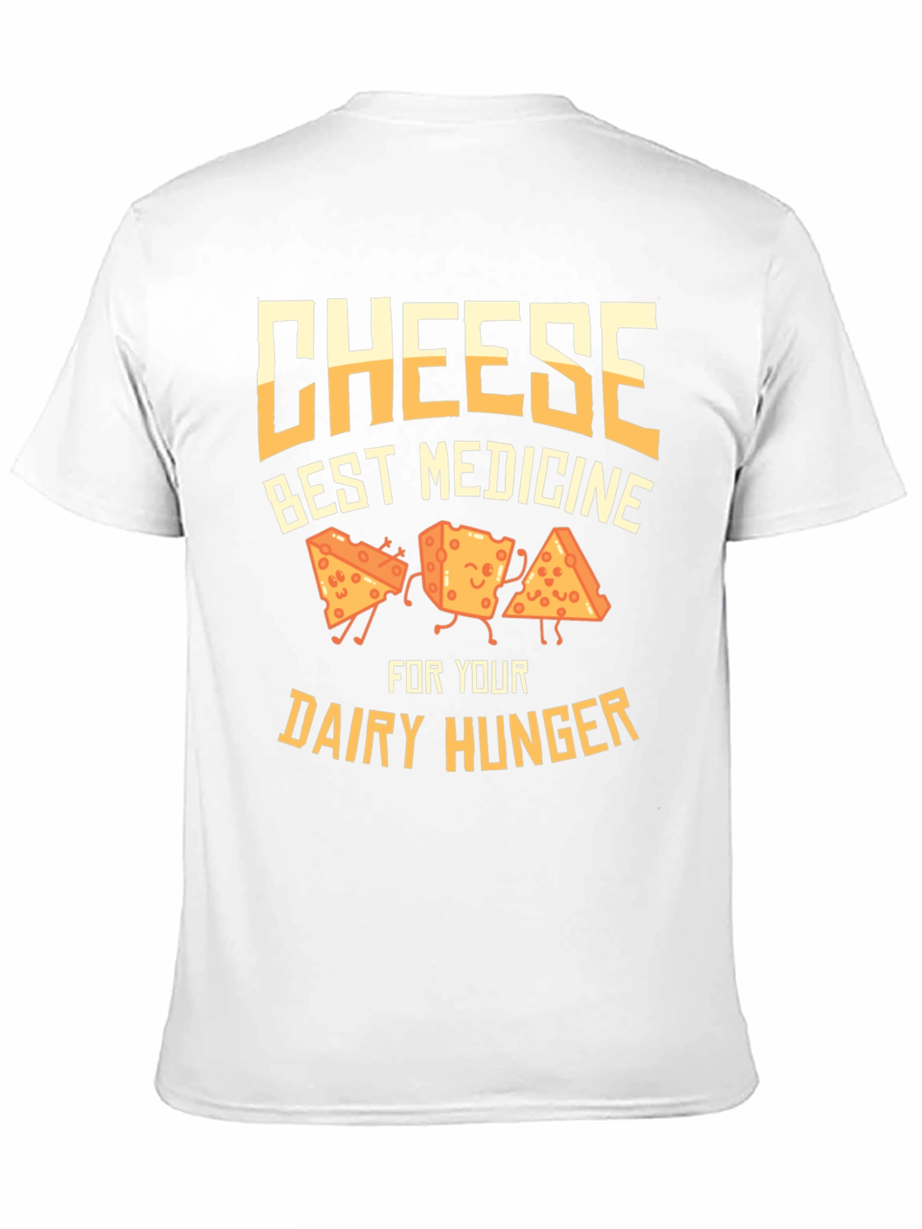 Cheese Best Medicine Funny Graphic T-Shirt