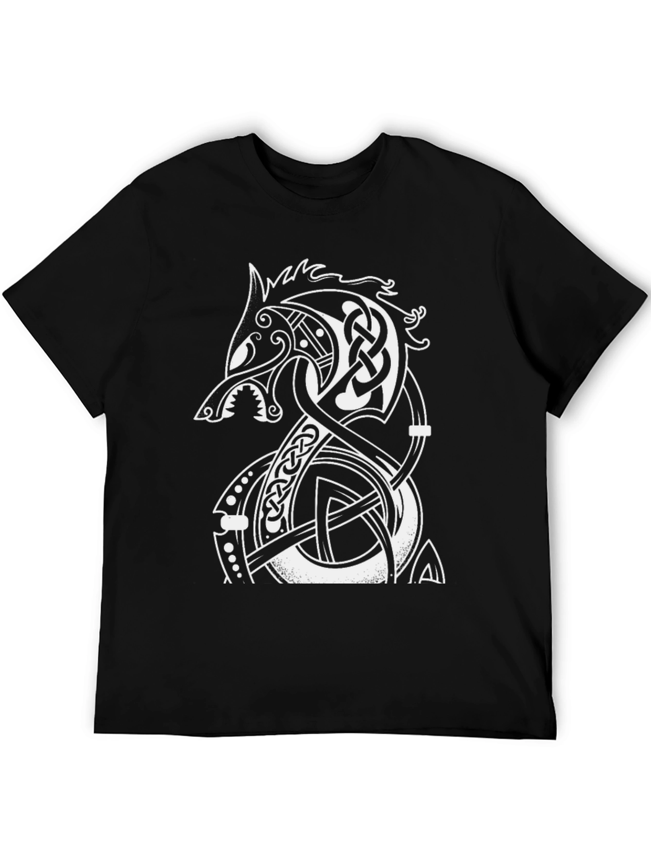 Viking Wolf T-Shirt - Norse Mythology Fenrir Tee