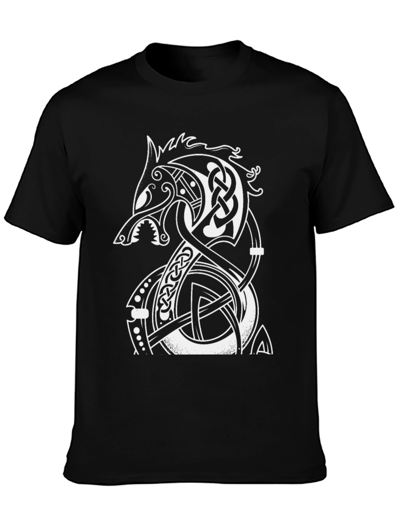 Viking Wolf T-Shirt - Norse Mythology Fenrir Tee