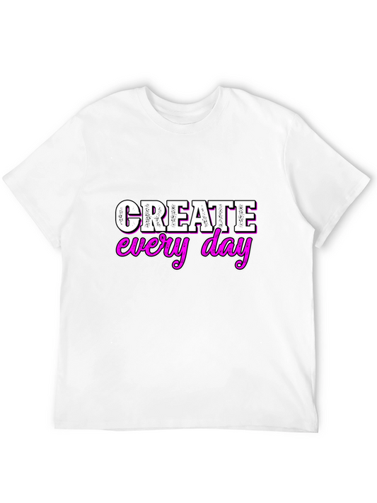 Create Every Day Graphic Tee - Black