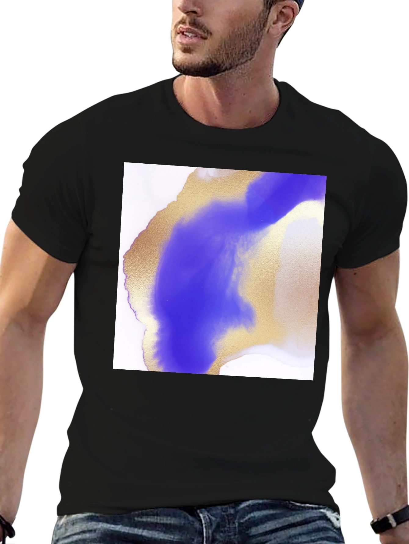 Abstract Art Graphic Tee - Modern Design Shirt