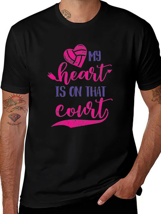Volleyball Heart T-Shirt - On That Court