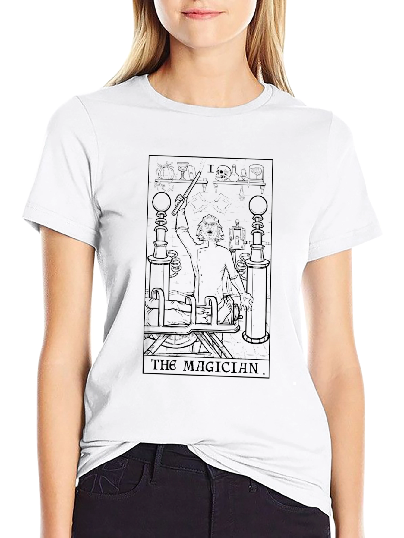 The Magician Tarot Card Graphic Print T-Shirt