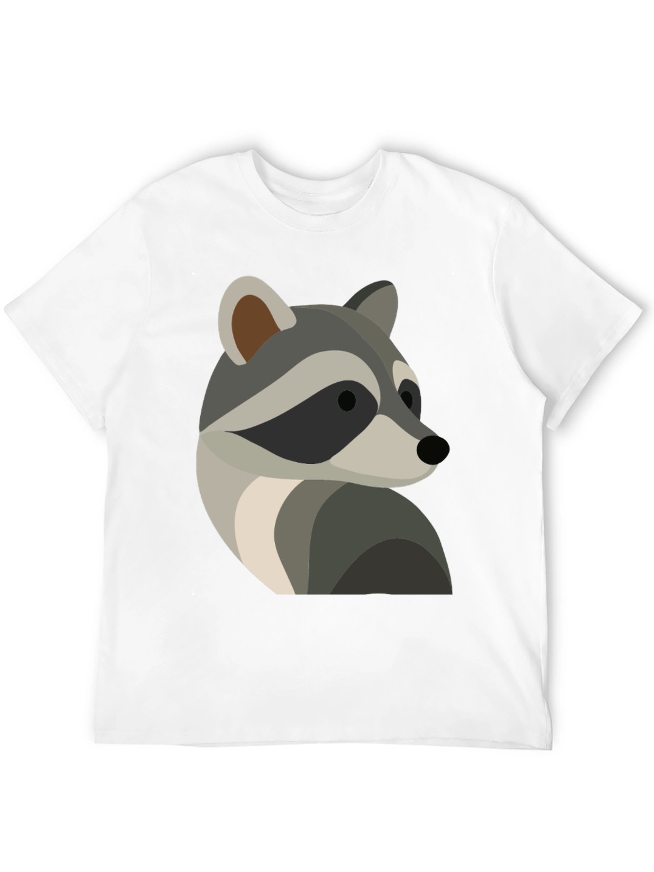 Raccoon Graphic Tee - Cool Animal Design