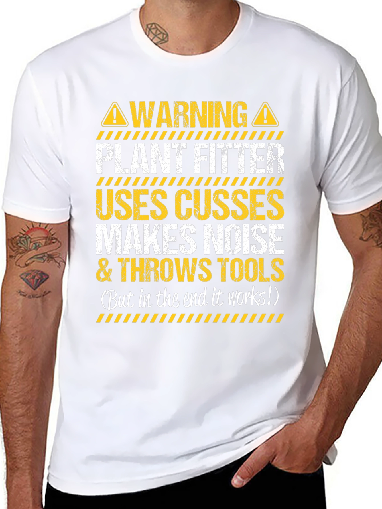 Plant Fitter Warning Funny T-Shirt