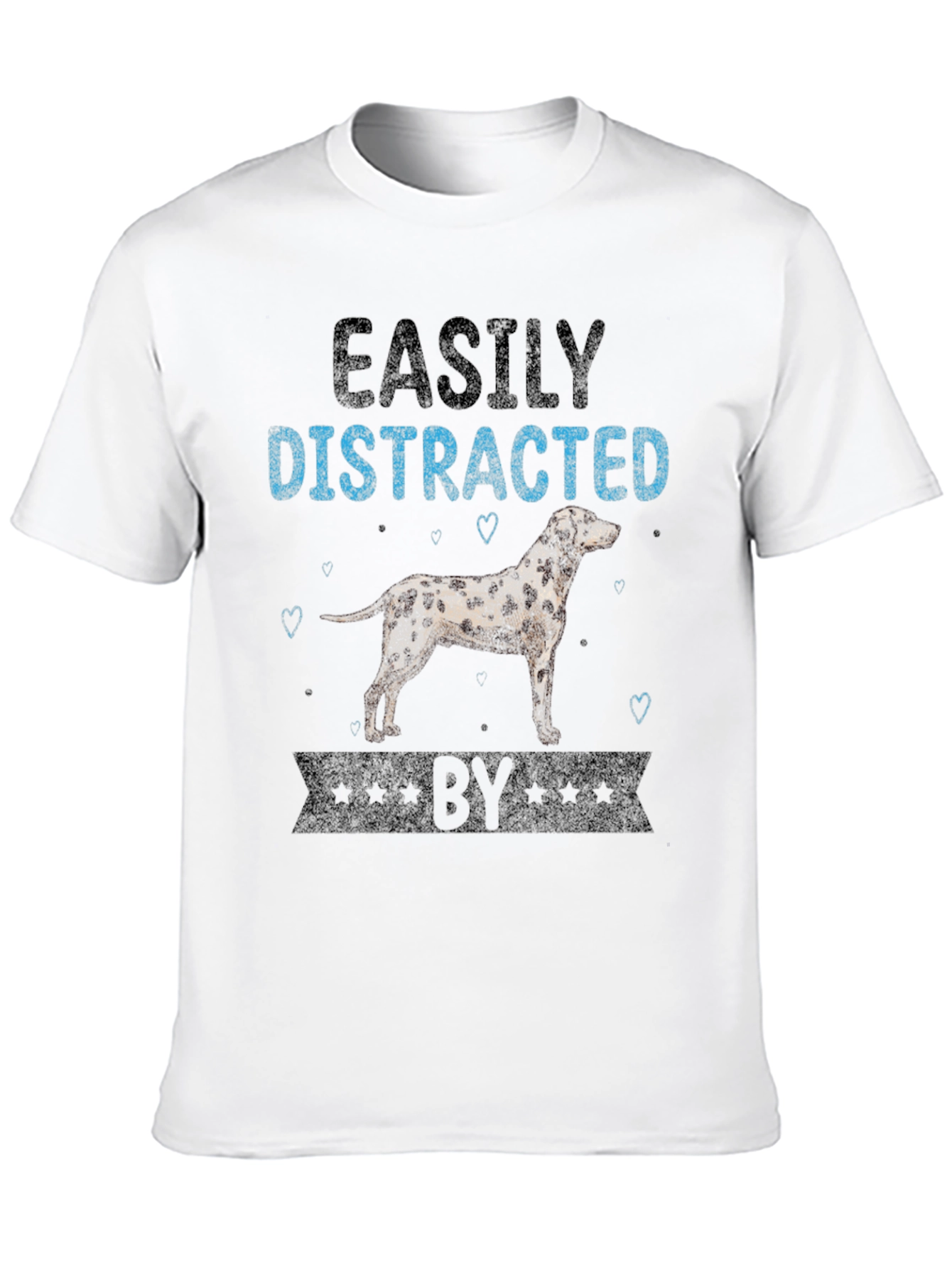 Easily Distracted By Dog Graphic T-Shirt