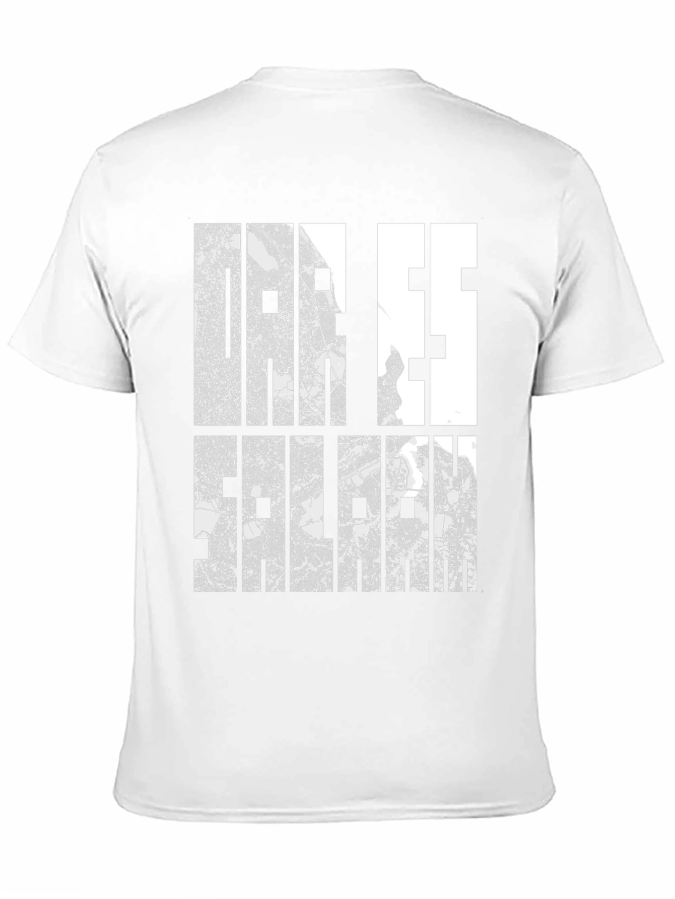 Dar Es Salaam Map T-Shirt - City Streetwear