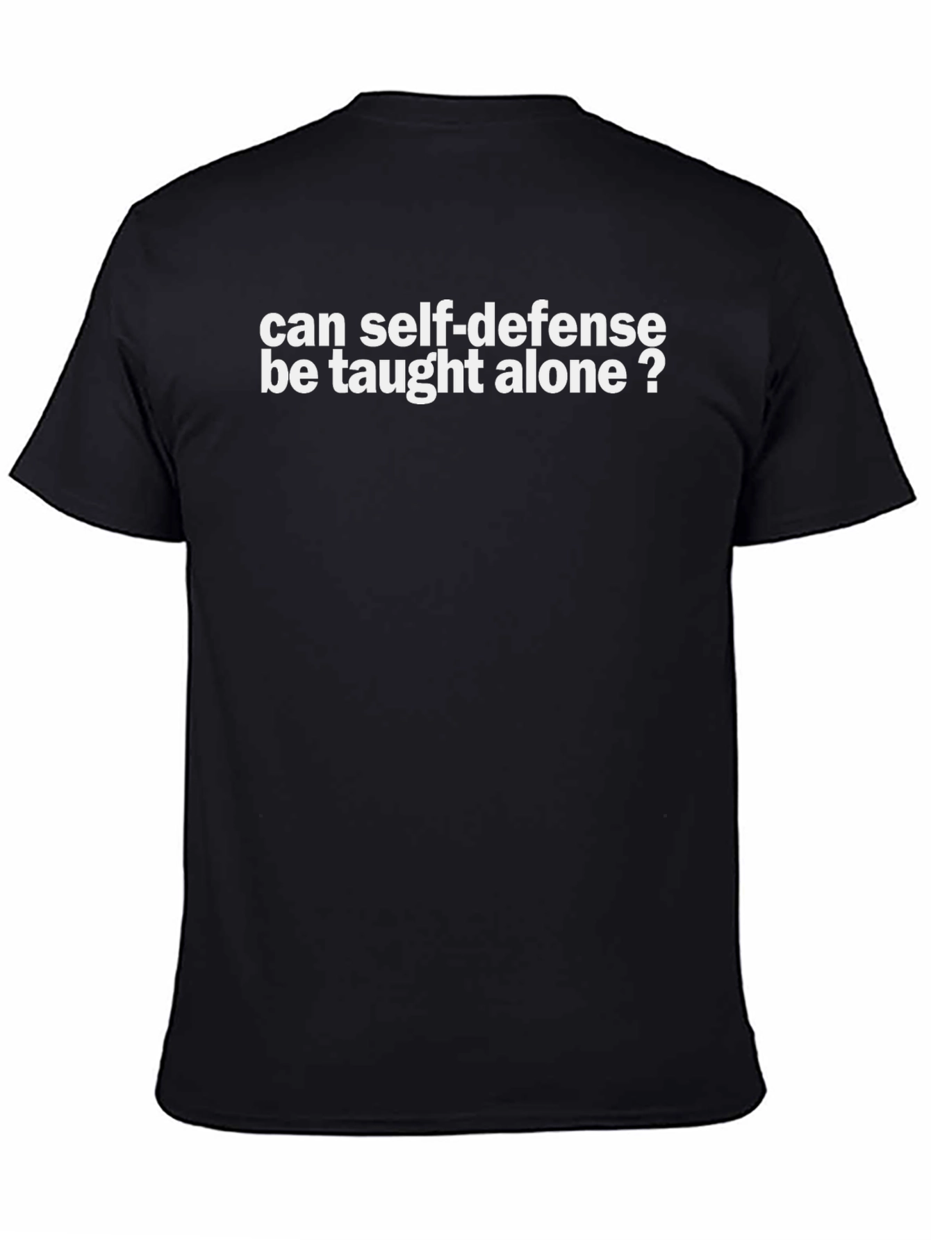 Self-Defense T-Shirt: Can It Be Taught Alone?