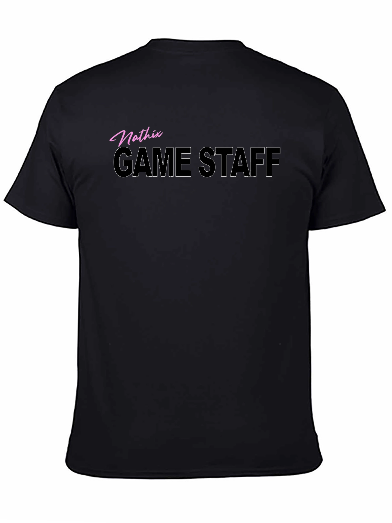 Mathix Game Staff Black T-Shirt