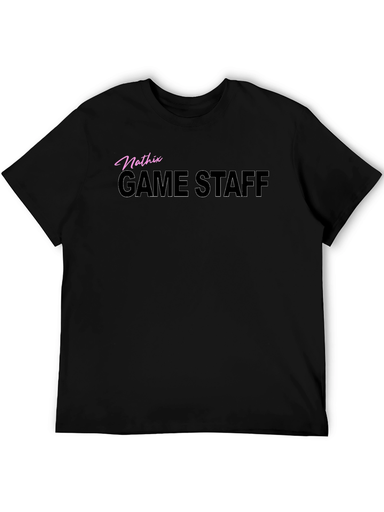 Mathix Game Staff Black T-Shirt