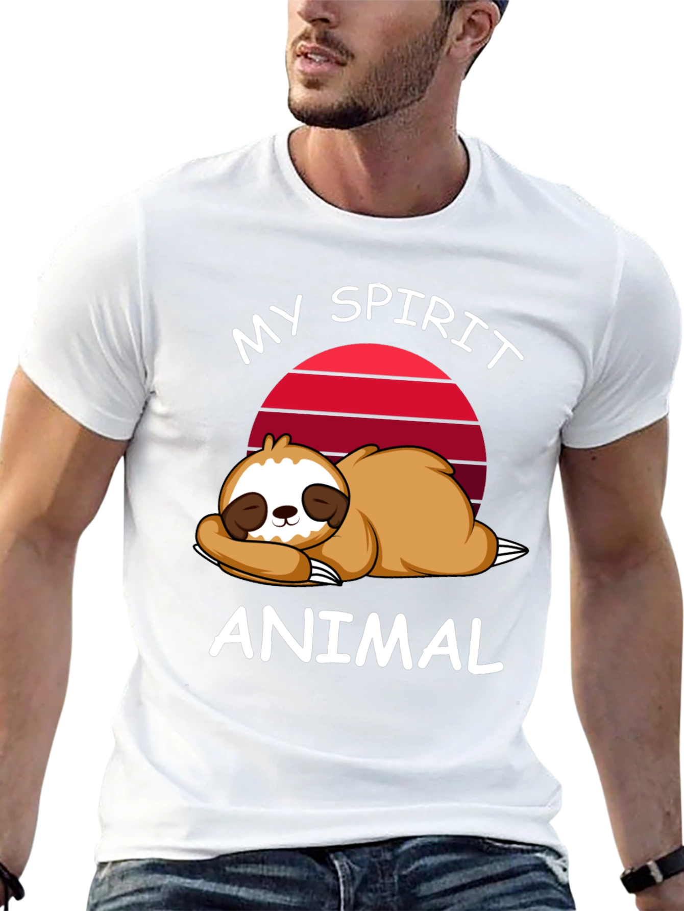 My Spirit Animal Sloth Graphic Tee