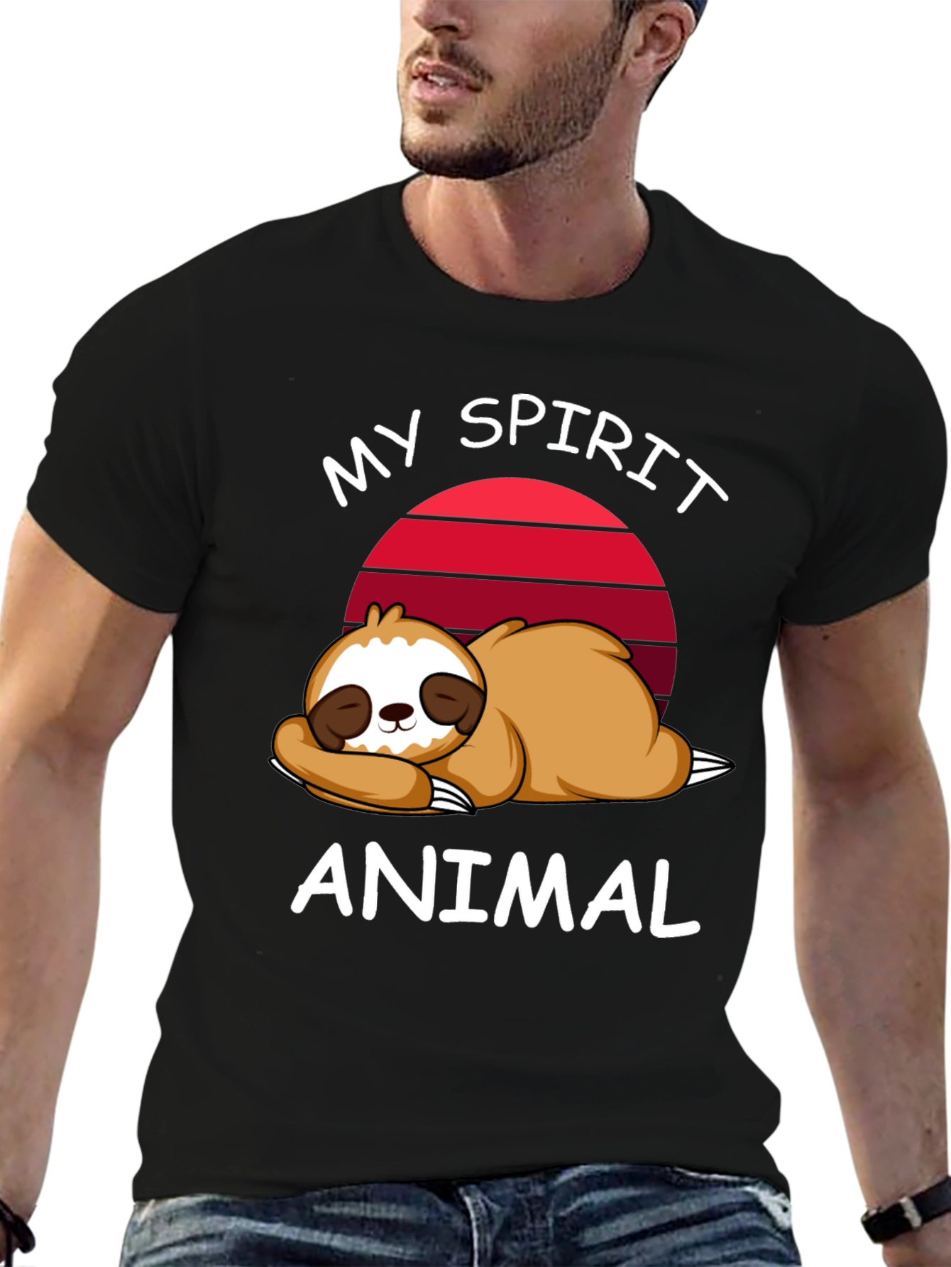 My Spirit Animal Sloth Graphic Tee