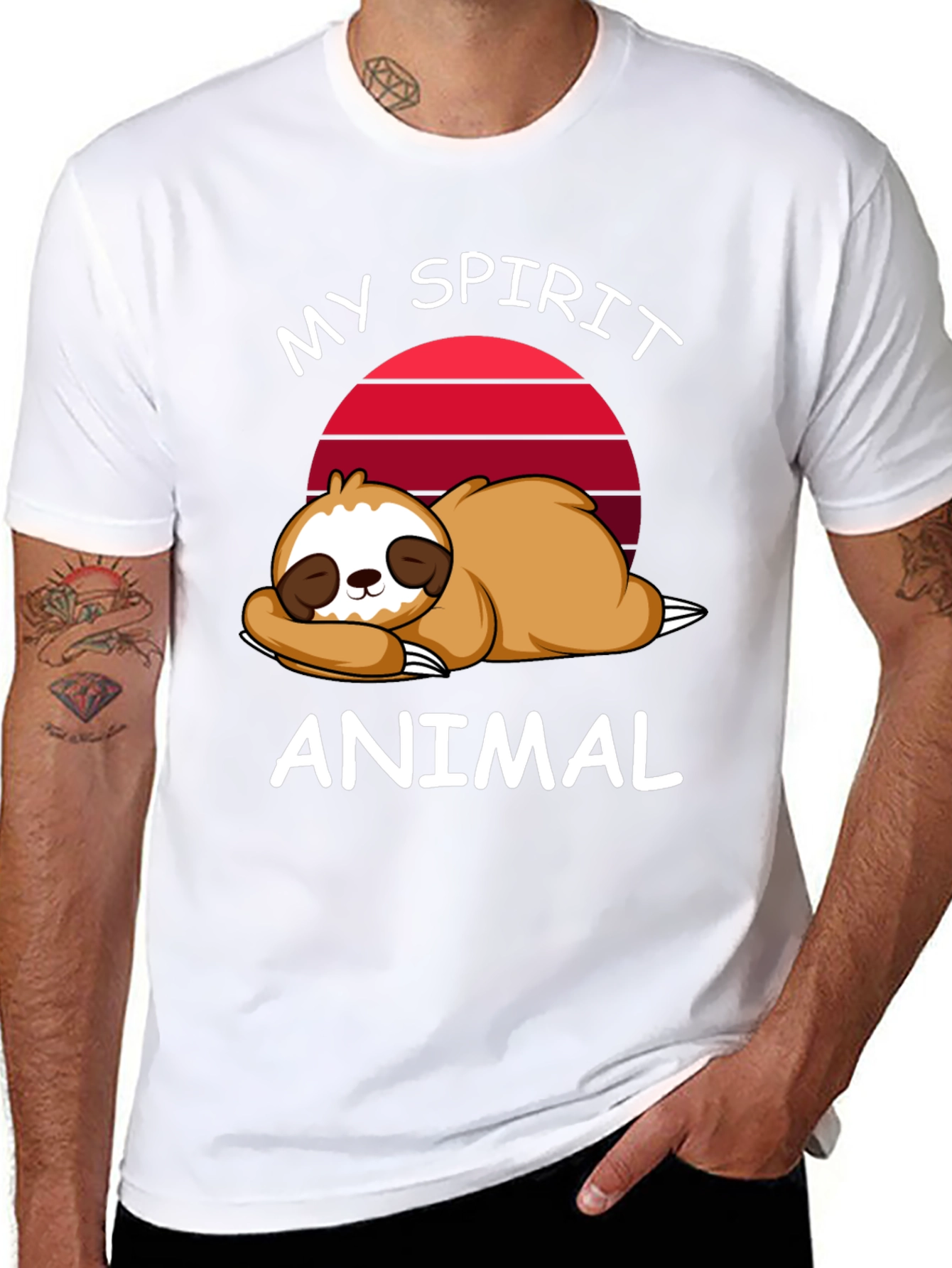 My Spirit Animal Sloth Graphic Tee