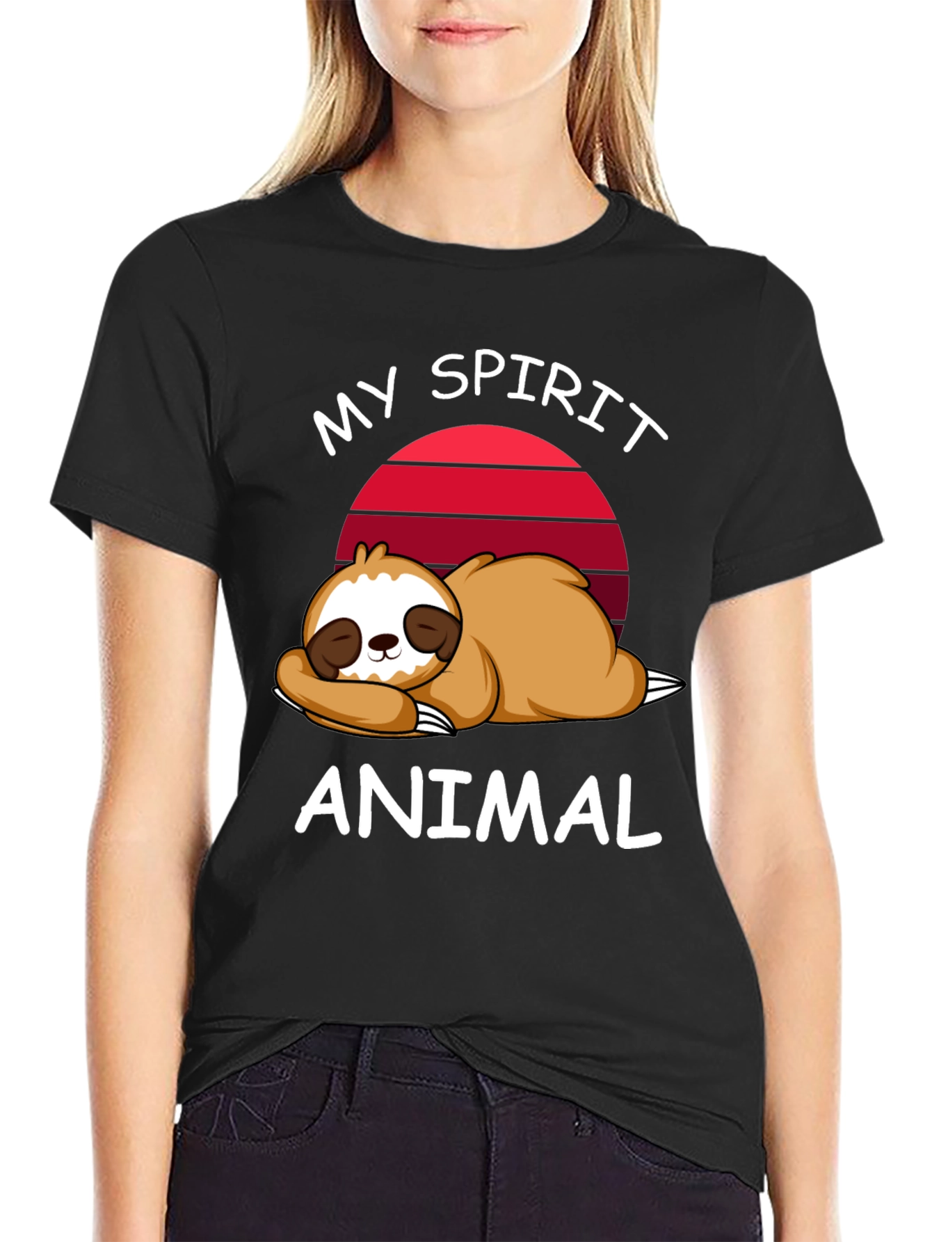 My Spirit Animal Sloth Graphic Tee