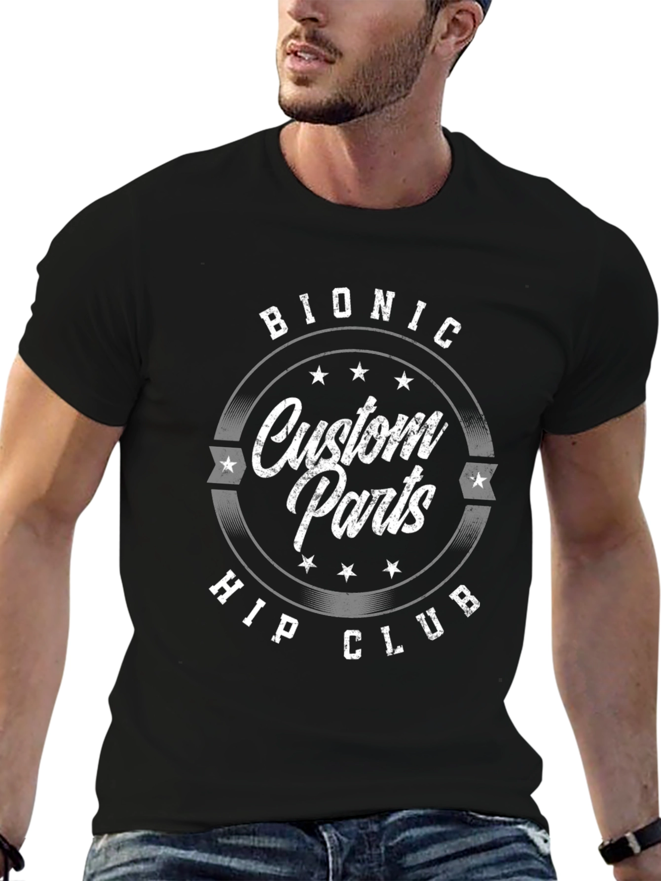 Bionic Custom Parts T-Shirt - Hip Club Design