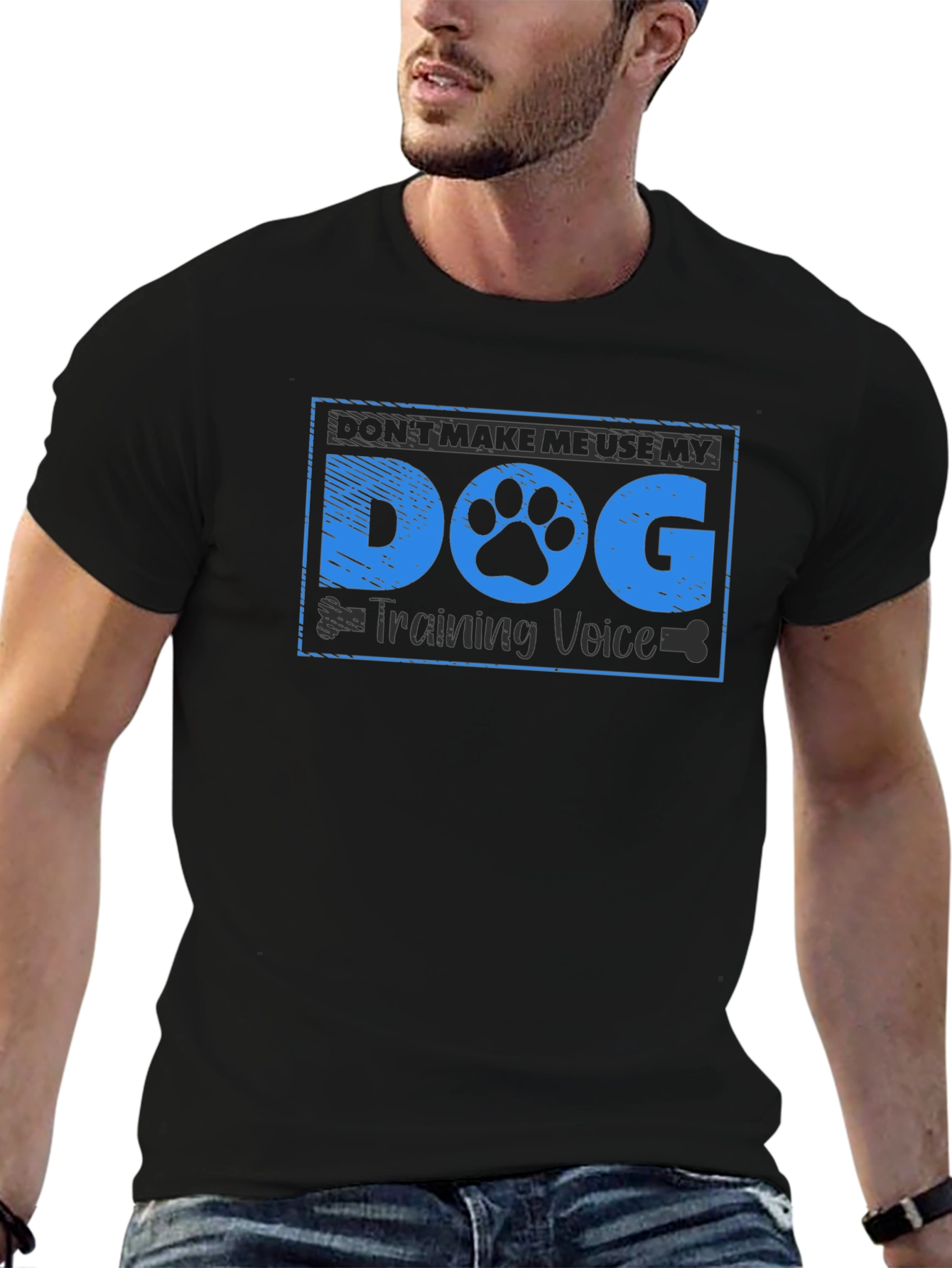 Dog Training Voice T-Shirt - Funny Dog Lover Tee