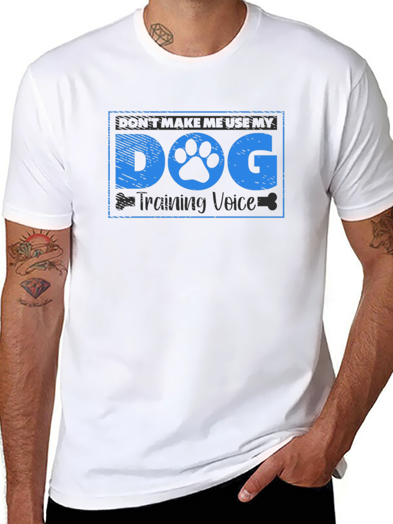 Dog Training Voice T-Shirt - Funny Dog Lover Tee