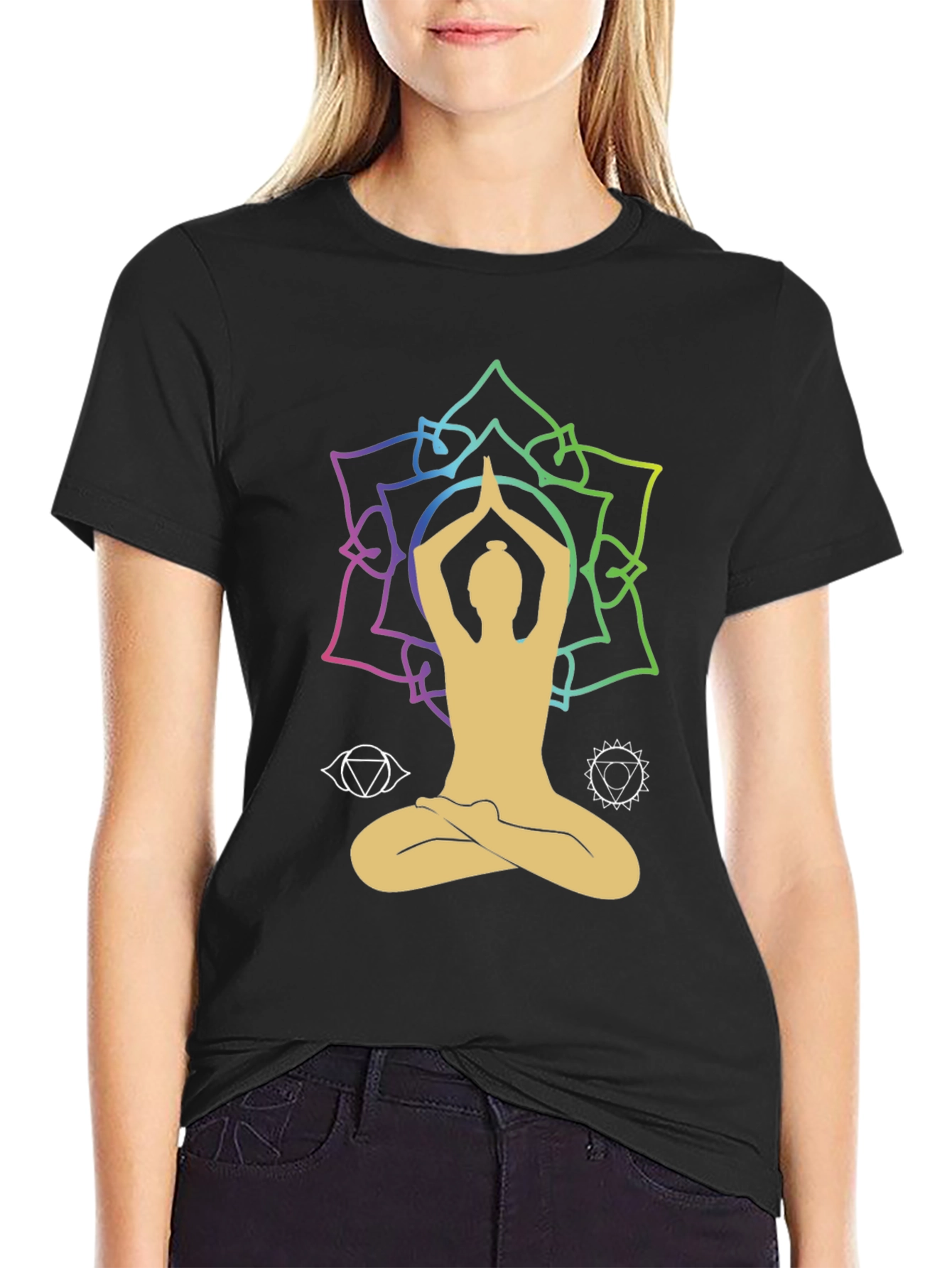 Yoga Lotus Chakra T-Shirt